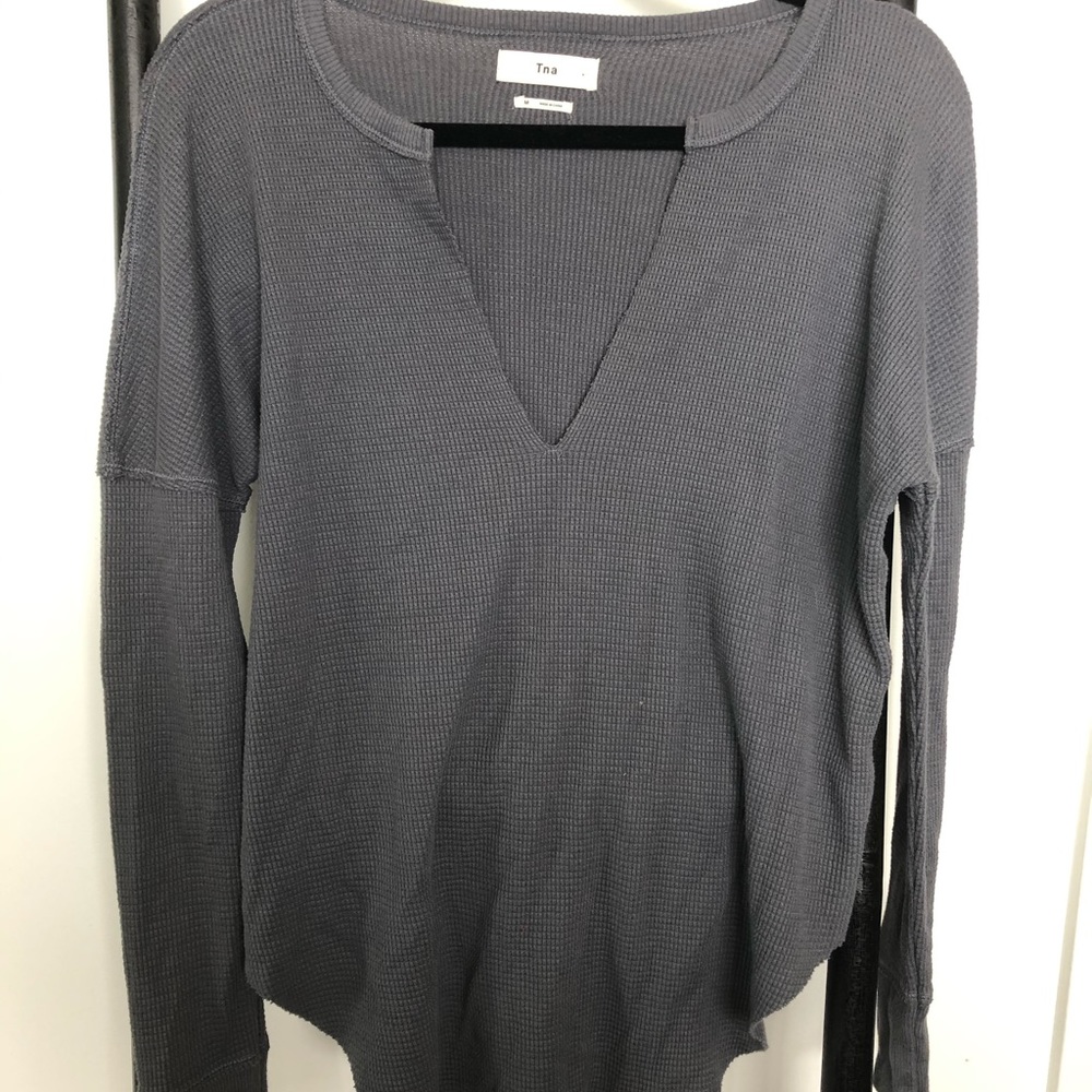 TNA Grey/Blue Thermal Top